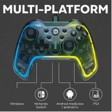 Геймпад Canyon Brighter GP-02 Wired RGB 4in1 PS3/Android BOX-TV/Nintendo Crystal (CND-GP02) - Фото