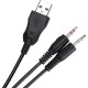 Наушники Xtrike ME GH-709 RGB Black (GH-709) Наушники Xtrike ME GH-709 RGB Black (GH-709)