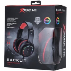 Навушники Xtrike ME GH-903 RGB-LED Black (GH-903) - Фото