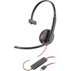 Наушники Poly BlackWire C3210 USB-C HS Mono (8X214AA)