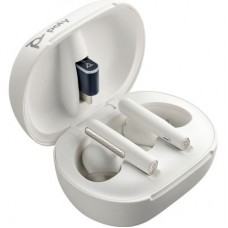 Наушники Poly TWS Voyager Free 60+ Earbuds + BT700C + TSCHC White (7Y8G6AA) - Фото
