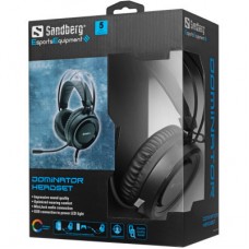 Наушники Sandberg Dominator Headset RGB Black (126-22) - Фото
