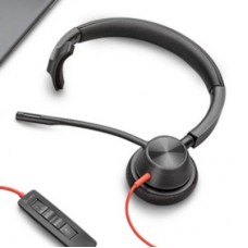 Навушники Poly Blackwire 3310-M USB-A/C (8X216AA) - Фото
