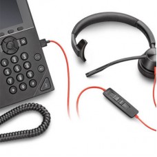 Навушники Poly Blackwire 3310-M USB-A/C (8X216AA) - Фото