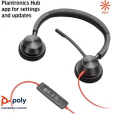 Навушники Poly Blackwire 3320-M USB-A/C (8X220AA) - Фото