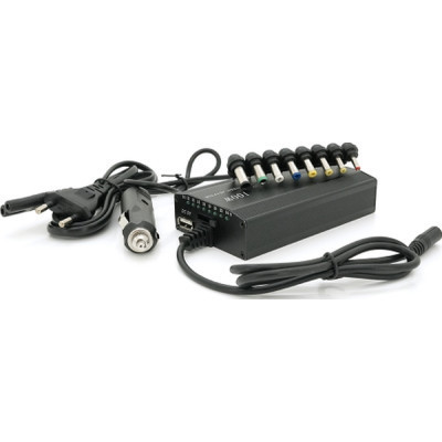 Блок живлення до ноутбука Voltronic 100 W Universal + Auto(12V), ручне регулювання, 8 роз'ємів (02527/