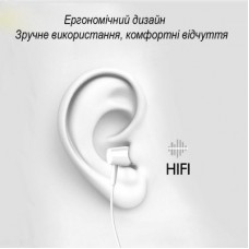 Наушники Denmen HF DR02 3.5mm 1.2 м Black (DE-DR02-BK) - Фото