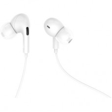 Наушники Denmen HF DR06 3.5mm 1.2 м White (DE-DR06-WH) - Фото