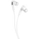 Наушники Denmen HF DR06 3.5mm 1.2 м White (DE-DR06-WH)