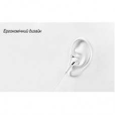 Наушники Denmen HF DR06 3.5mm 1.2 м White (DE-DR06-WH) - Фото