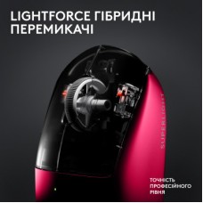 Мышка Logitech G Pro X Superlight 2 Lightspeed Wireless Magenta (910-006797) - Фото