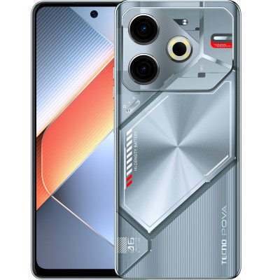Мобільний телефон Tecno POVA 6 NEO 8/256 GB Starry Silver (4894947023637)