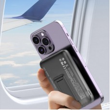 Батарея универсальная ColorWay 10 000 mAh 15W MagSafe (USB QC3.0 + USB-C PD 22.5W) (CW-PB100LPA3BK-WPDD) - Фото