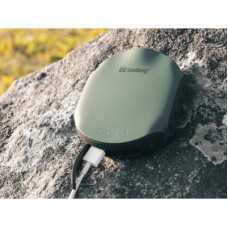 Батарея універсальна Sandberg 10000mAh, Survivor, USB*2, мінікомпас, мініліхтарик (420-60) - Фото