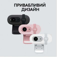 Веб-камера Logitech Brio 100 Full HD Graphite (960-001585) - Фото