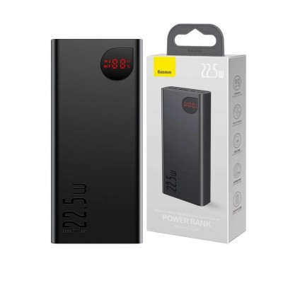 Оригінал Baseus Adaman Metal Digital Display Quick Charge Power Bank 20000 mAh 22.5W Швидке заряджання QC 3.0