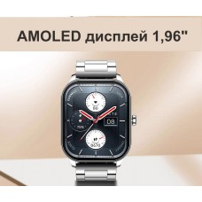 Смарт-годинник Amazfit Pop 3S Mtetal Silver (годинник поп 3с метал) - Фото