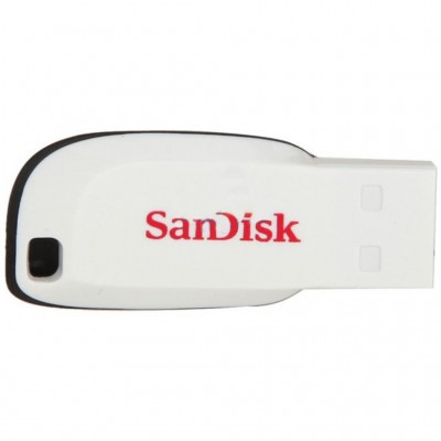 USB-флеш-накопичувач SANDISK 16 GB Cruzer Blade White USB 2.0 (SDCZ50C-016G-B35W)