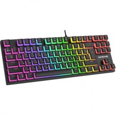 Клавіатура GamePro MK80R Red Switch RGB USB Black (MK80R) - Фото