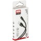 Дата кабель USB 2.0 AM to Type-C 1.0m NB212 2.1A Black XO (XO-NB212c-BK) Дата кабель USB 2.0 AM to Type-C 1.0m NB212 2.1A Black XO (XO-NB212c-BK)