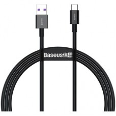 Дата кабель USB 2.0 AM to Type-C 2.0m 3A Black Baseus (CATYS-A01)