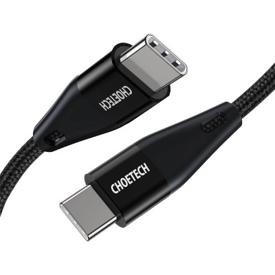 Дата кабель USB-C to USB-C 1.2m USB 2.0 60 W Choetech (XCC-1003)