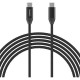 Дата кабель USB-C to USB-C 2.0m USB 3.1 Gen2 240 W (50V/5A) Choetech (XCC-1036)