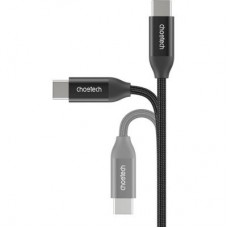 Дата кабель USB-С to USB-С 2.0m 240W USB2.0 Choetech (XCC-1036-BK) - Фото