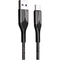 Дата кабель USB 2.0 AM to Type-C 1.2m 5A Choetech (AC0013-BK) - Фото