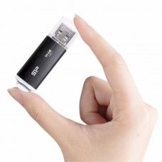 USB флешнакопичувач Silicon Power 64 GB Blaze B02 Black USB 3.1 (SP064GBUF3B02V1K) - Фото