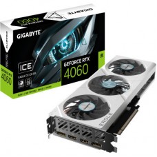 Відеокарта GIGABYTE GeForce RTX4060 8Gb EAGLE OC ICE (GV-N4060EAGLEOC ICE-8GD) - Фото