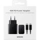 Зарядний пристрій Samsung 45W Compact Power Adapter (w C to Cable) Black (EP-T4511XBEGEU)