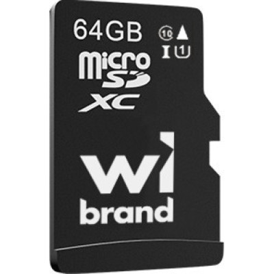 Картка пам'яті Wibrand 64 GB mictoSD class 10 UHS-I (WICDXU1/64GB)