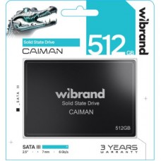 Накопичувач SSD 2.5" 512 GB Caiman Wibrand (WI2.5SSD/CA512GBST) - Фото
