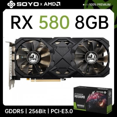 Игровая видеокарта AMD Radeon RX 580 8Gb ( радеон 580)