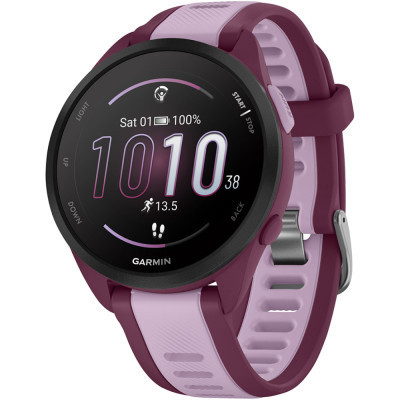 Смарт-часы Garmin Forerunner 165 Music, GPS, WiFi, Berry/Lilac, GPS (010-02863-33)