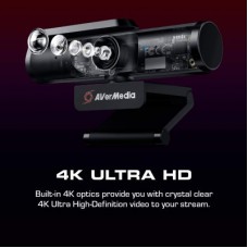 Веб-камера AVerMedia Live Streamer CAM PW513 4K Black (61PW513000AC) - Фото