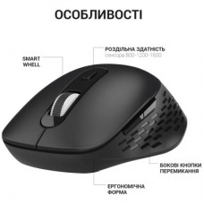 Мышка OfficePro M230B Silent Click Wireless/Bluetooth Black (M230B) - Фото