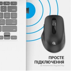 Мышка OfficePro M230B Silent Click Wireless/Bluetooth Black (M230B) - Фото