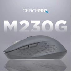 Мышка OfficePro M230G Silent Click Wireless/Bluetooth Gray (M230G) - Фото