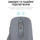 Мышка OfficePro M230G Silent Click Wireless/Bluetooth Gray (M230G)