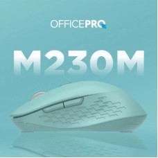 Мышка OfficePro M230M Silent Click Wireless/Bluetooth Mint (M230M) - Фото