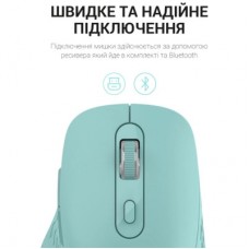 Мышка OfficePro M230M Silent Click Wireless/Bluetooth Mint (M230M) - Фото