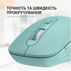 Мышка OfficePro M230M Silent Click Wireless/Bluetooth Mint (M230M) - Фото