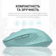 Мышка OfficePro M230M Silent Click Wireless/Bluetooth Mint (M230M) - Фото