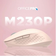 Мышка OfficePro M230P Silent Click Wireless/Bluetooth Pink (M230P) - Фото