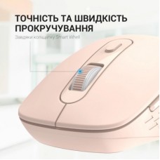 Мышка OfficePro M230P Silent Click Wireless/Bluetooth Pink (M230P) - Фото