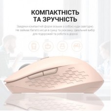 Мышка OfficePro M230P Silent Click Wireless/Bluetooth Pink (M230P) - Фото