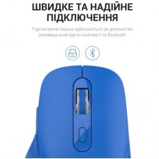 Мышка OfficePro M230C Silent Click Wireless/Bluetooth Blue (M230С) - Фото