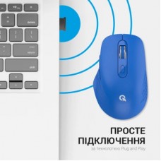 Мышка OfficePro M230C Silent Click Wireless/Bluetooth Blue (M230С) - Фото